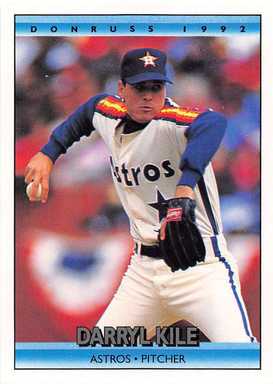 1992 Donruss Baseball #309 Darryl Kile  Houston Astros  Image 1