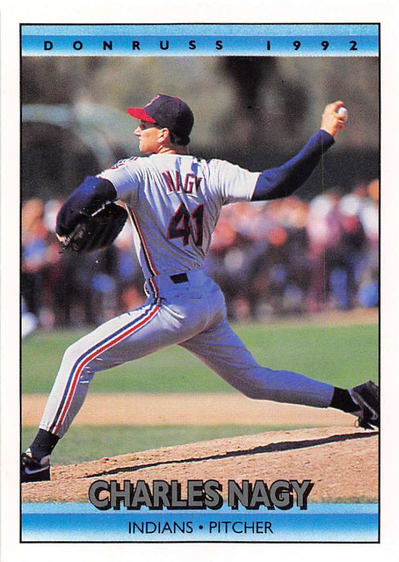 1992 Donruss Baseball #315 Charles Nagy Cleveland Indians Image 1