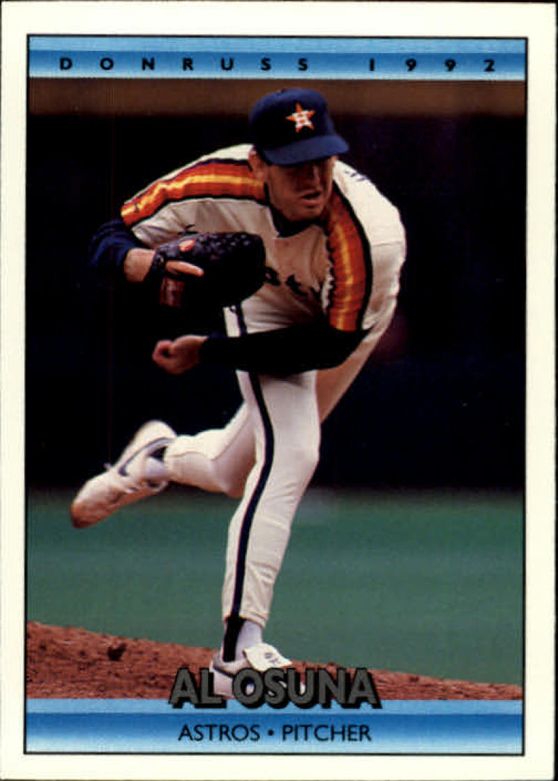 1992 Donruss Baseball #318 Al Osuna Houston Astros Image 1