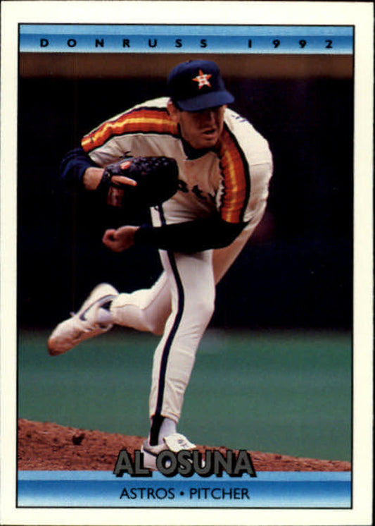 1992 Donruss Baseball #318 Al Osuna  Houston Astros  Image 1