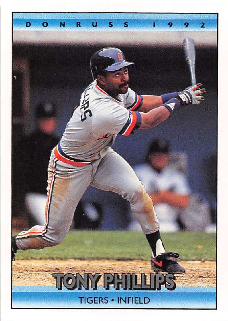 1992 Donruss Baseball #328 Tony Phillips Detroit Tigers Image 1