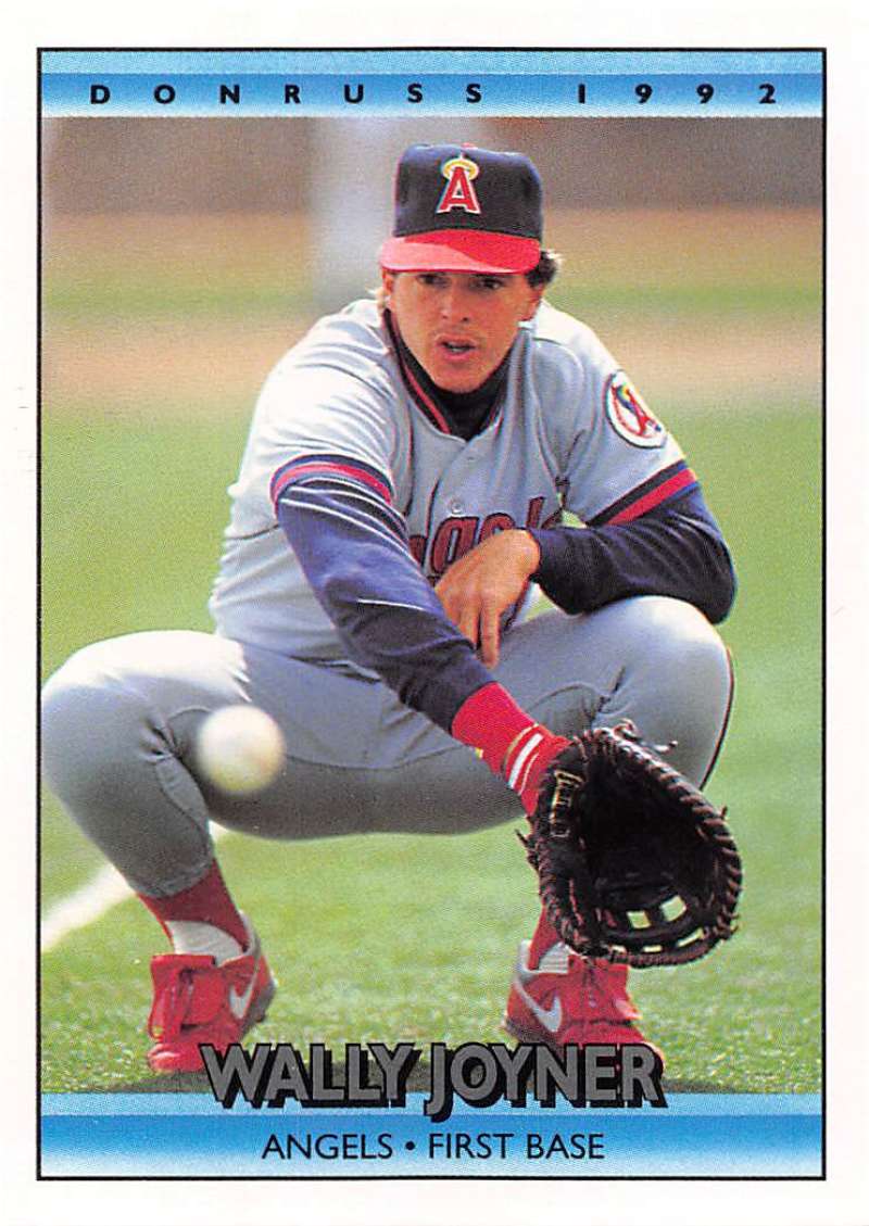 1992 Donruss Baseball #333 Wally Joyner California Angels Image 1