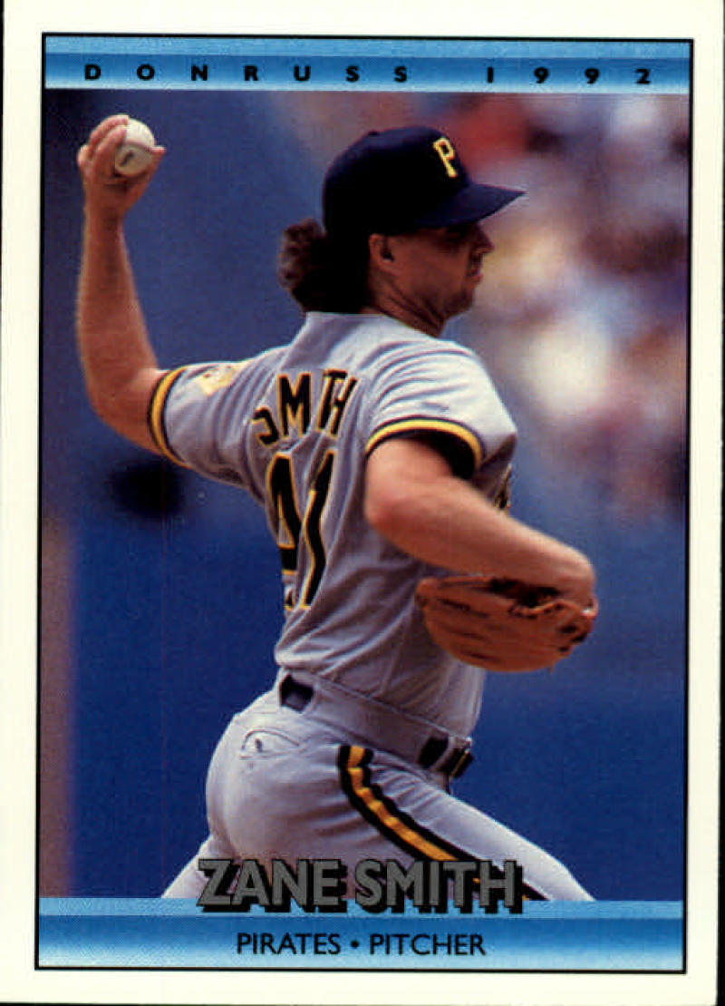 1992 Donruss Baseball #360 Zane Smith Pittsburgh Pirates Image 1