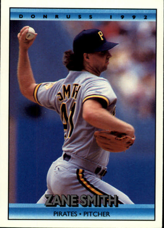 1992 Donruss Baseball #360 Zane Smith  Pittsburgh Pirates  Image 1