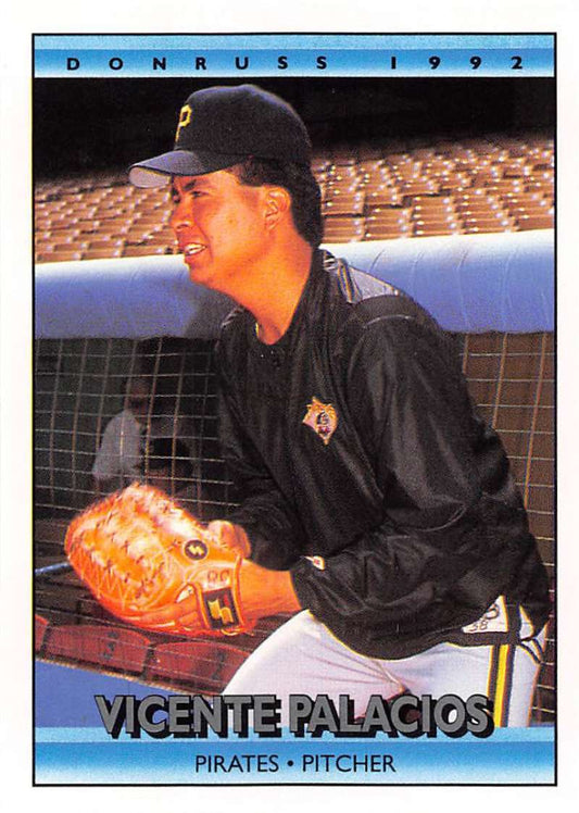 1992 Donruss Baseball #365 Vicente Palacios  Pittsburgh Pirates  Image 1