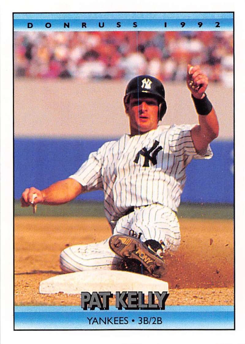1992 Donruss Baseball #370 Pat Kelly New York Yankees Image 1