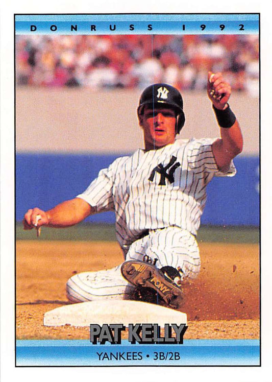 1992 Donruss Baseball #370 Pat Kelly  New York Yankees  Image 1
