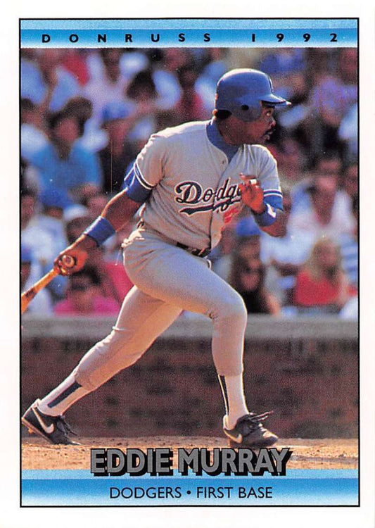 1992 Donruss Baseball #392 Eddie Murray  Los Angeles Dodgers  Image 1