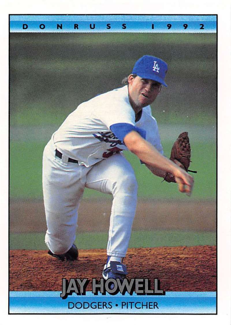1992 Donruss Baseball #395 Jay Howell Los Angeles Dodgers Image 1