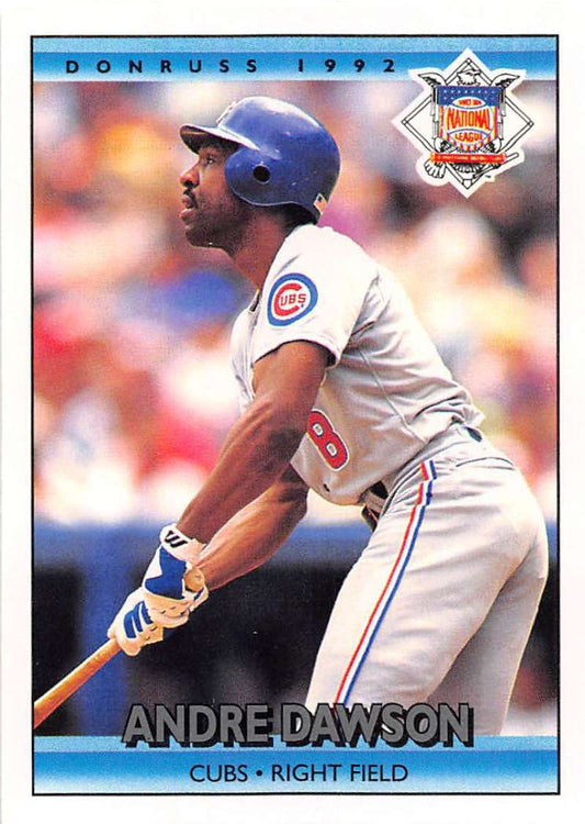 1992 Donruss Baseball #422 Andre Dawson AS  Chicago Cubs  Image 1
