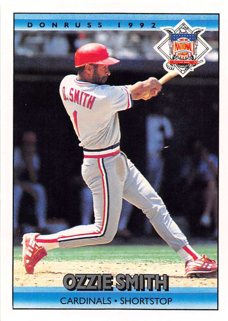 1992 Donruss Baseball #423 Ozzie Smith AS St. Louis Cardinals Image 1