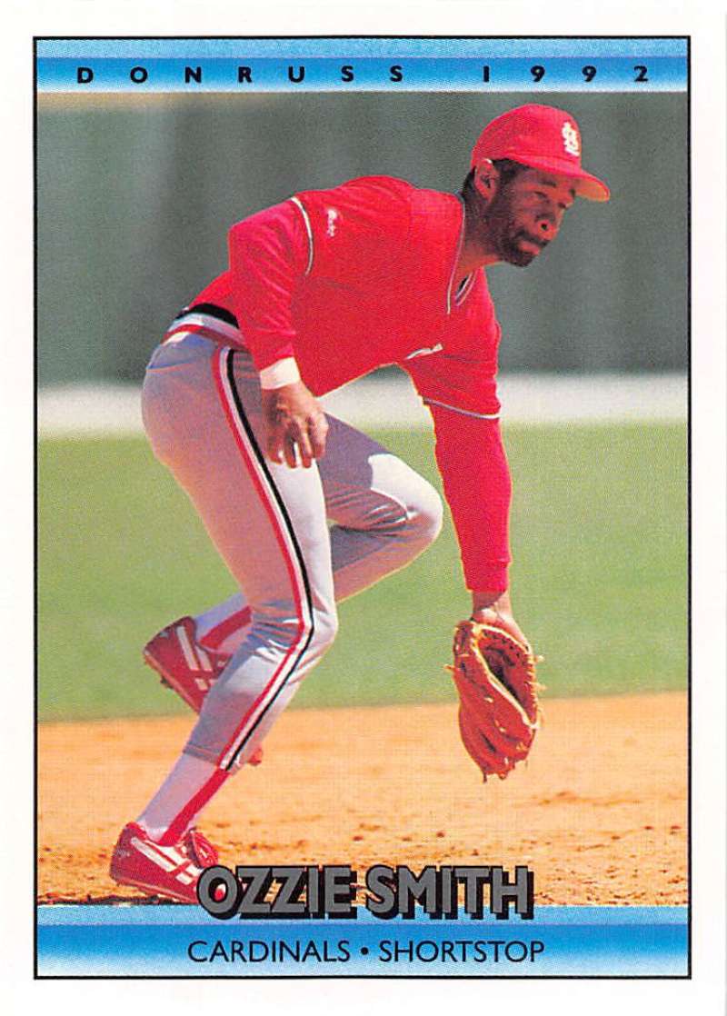 1992 Donruss Baseball #432 Ozzie Smith St. Louis Cardinals Image 1