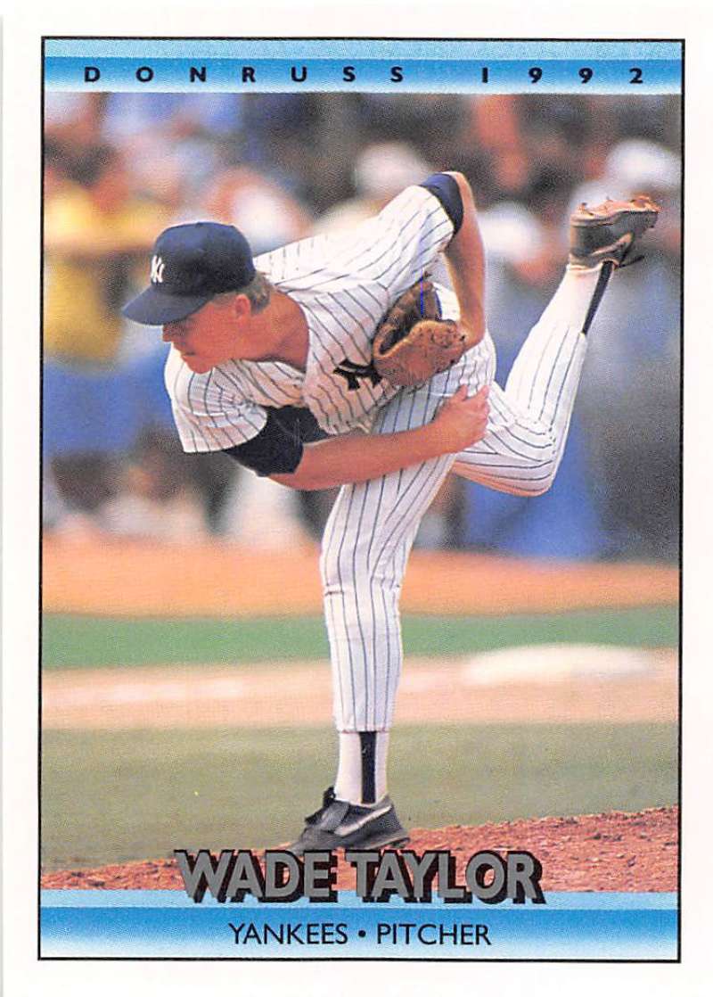 1992 Donruss Baseball #527 Wade Taylor New York Yankees Image 1