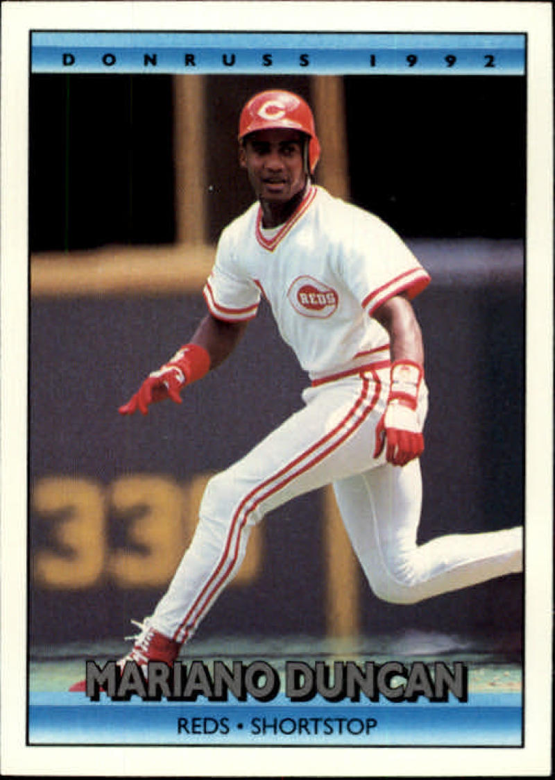 1992 Donruss Baseball #540 Mariano Duncan Cincinnati Reds Image 1