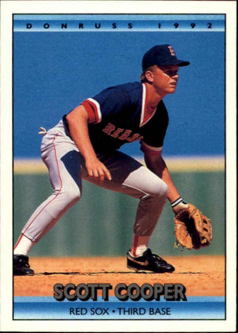 1992 Donruss Baseball #570 Scott Cooper Boston Red Sox Image 1