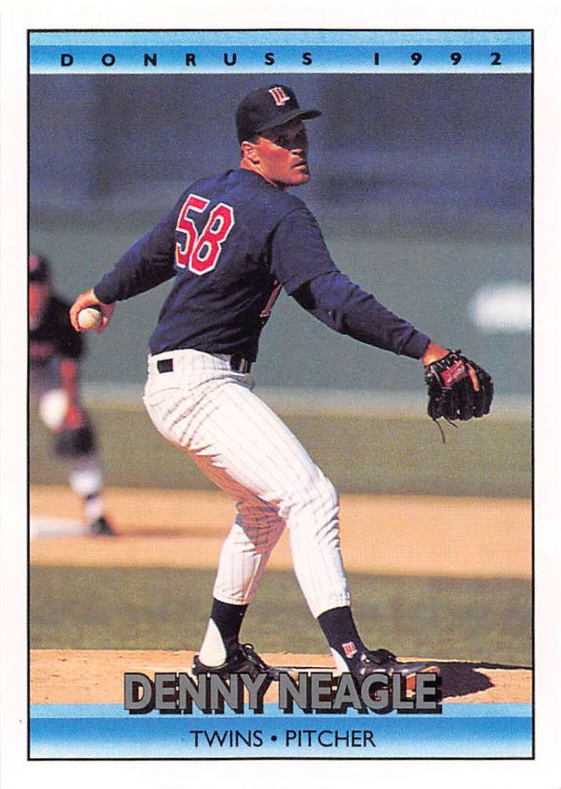 1992 Donruss Baseball #605 Denny Neagle Minnesota Twins Image 1