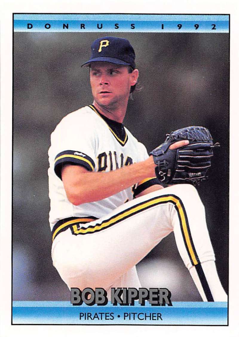 1992 Donruss Baseball #622 Bob Kipper Pittsburgh Pirates Image 1