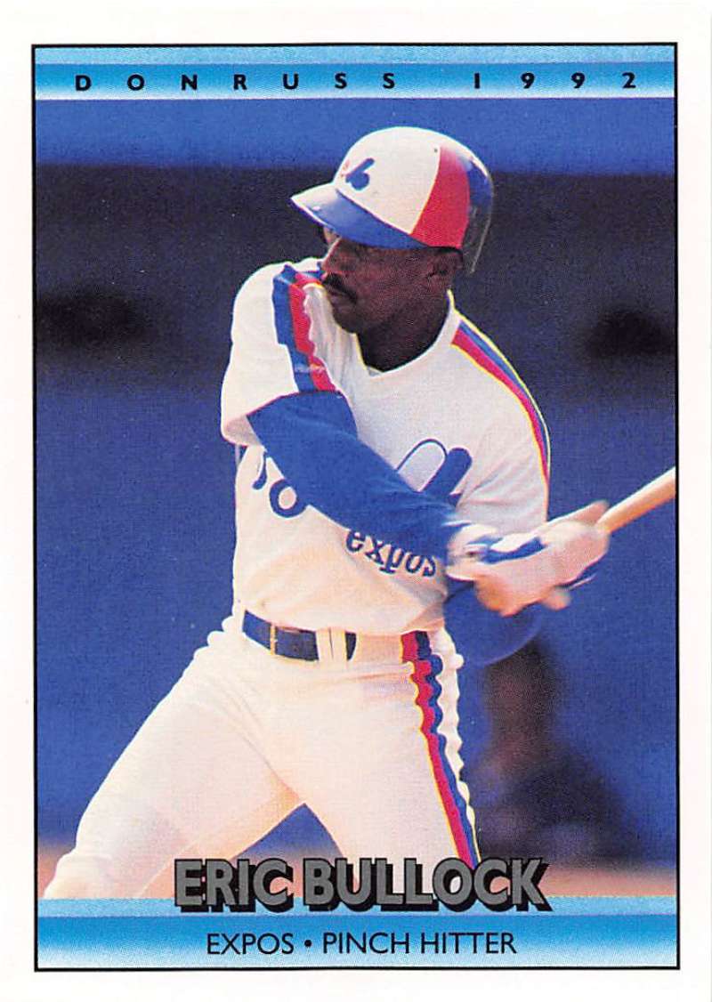 1992 Donruss Baseball #683 Eric Bullock Montreal Expos Image 1