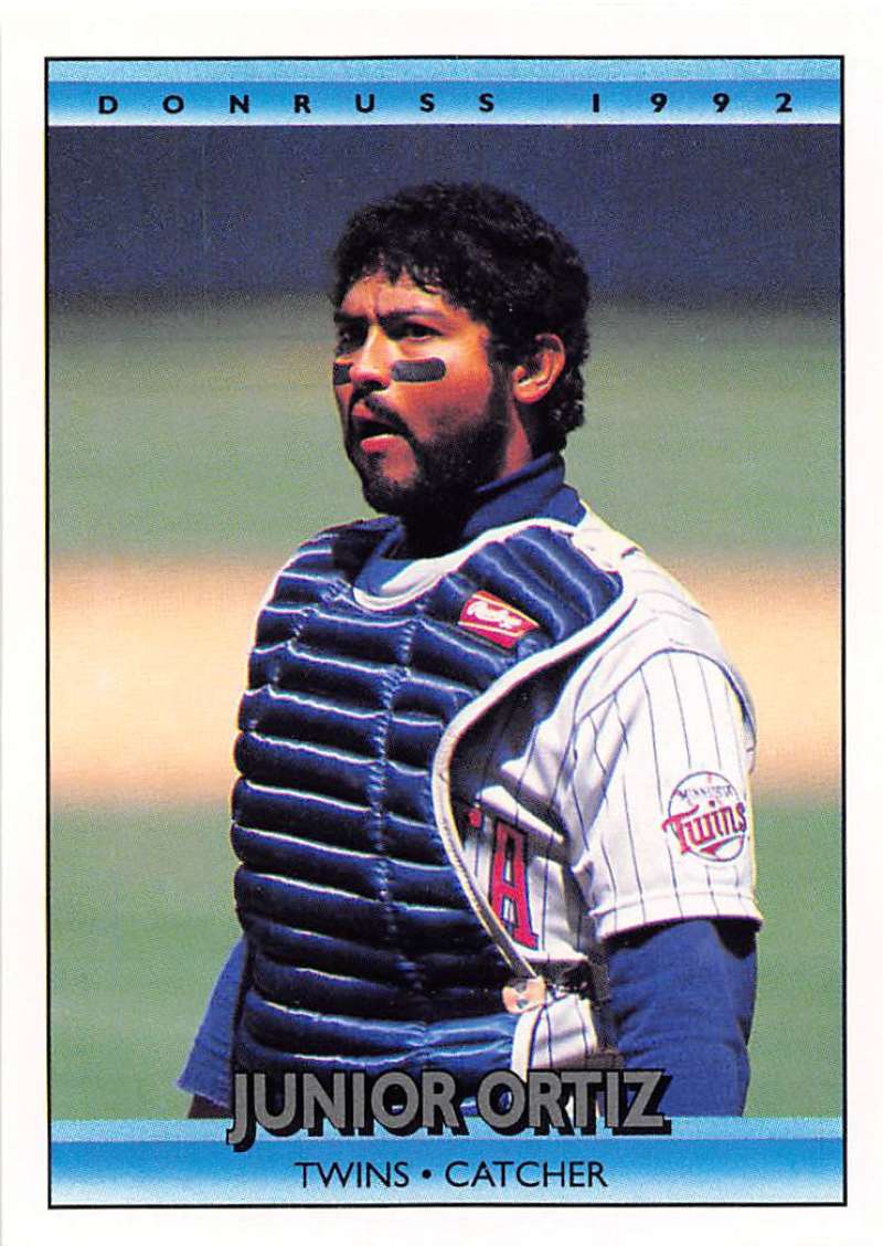 1992 Donruss Baseball #684 Junior Ortiz Minnesota Twins Image 1