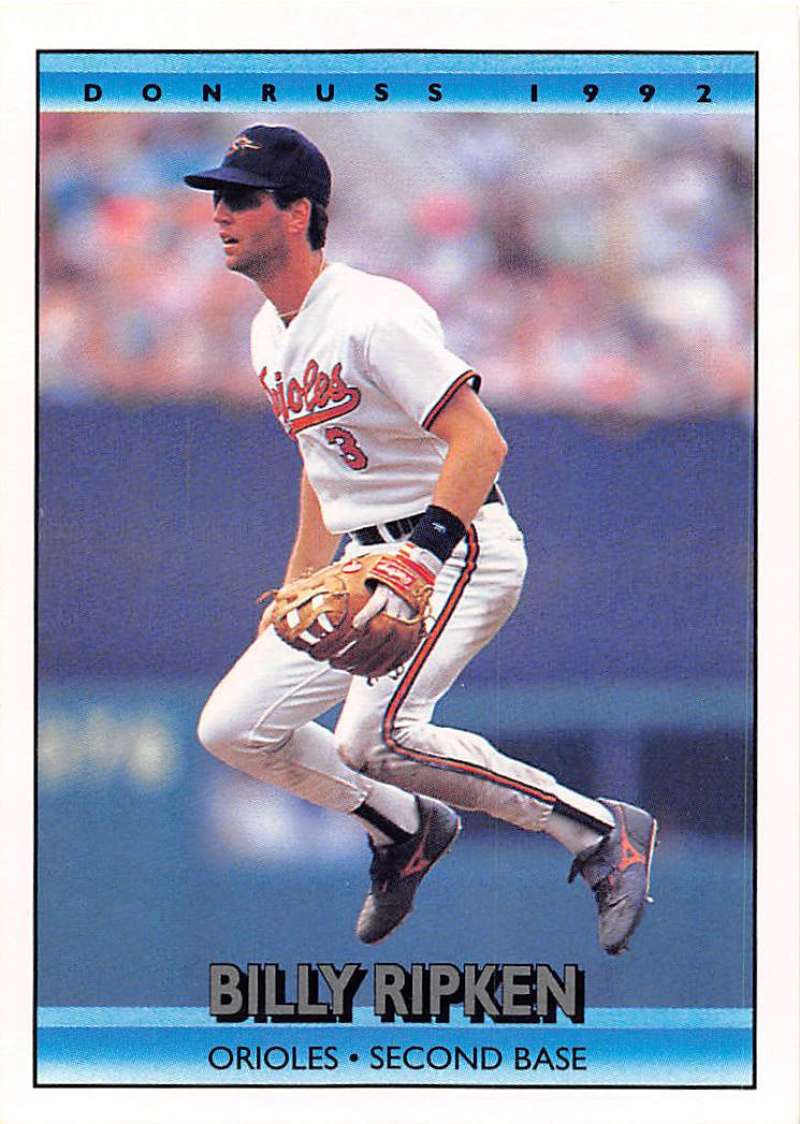 1992 Donruss Baseball #734 Billy Ripken Baltimore Orioles Image 1