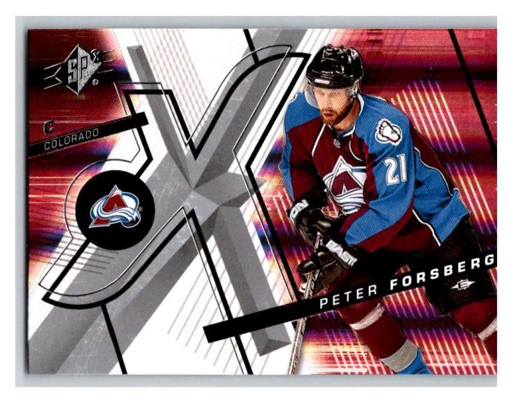 2008-09 SP SPx #73 Peter Forsberg Colorado Avalanche V94873 Image 1