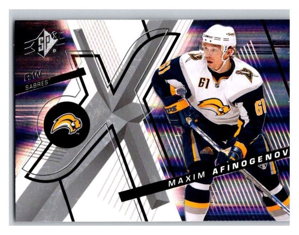 2008-09 SP SPx #88 Maxim Afinogenov Buffalo Sabres V94881 Image 1
