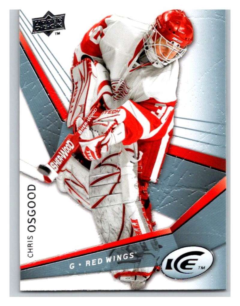 2008-09 Upper Deck Ice #14 Chris Osgood Detroit Red Wings V94715 Image 1