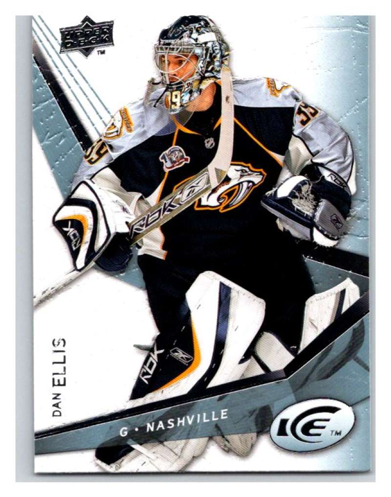 2008-09 Upper Deck Ice #18 Dan Ellis Nashville Predators V94719 Image 1