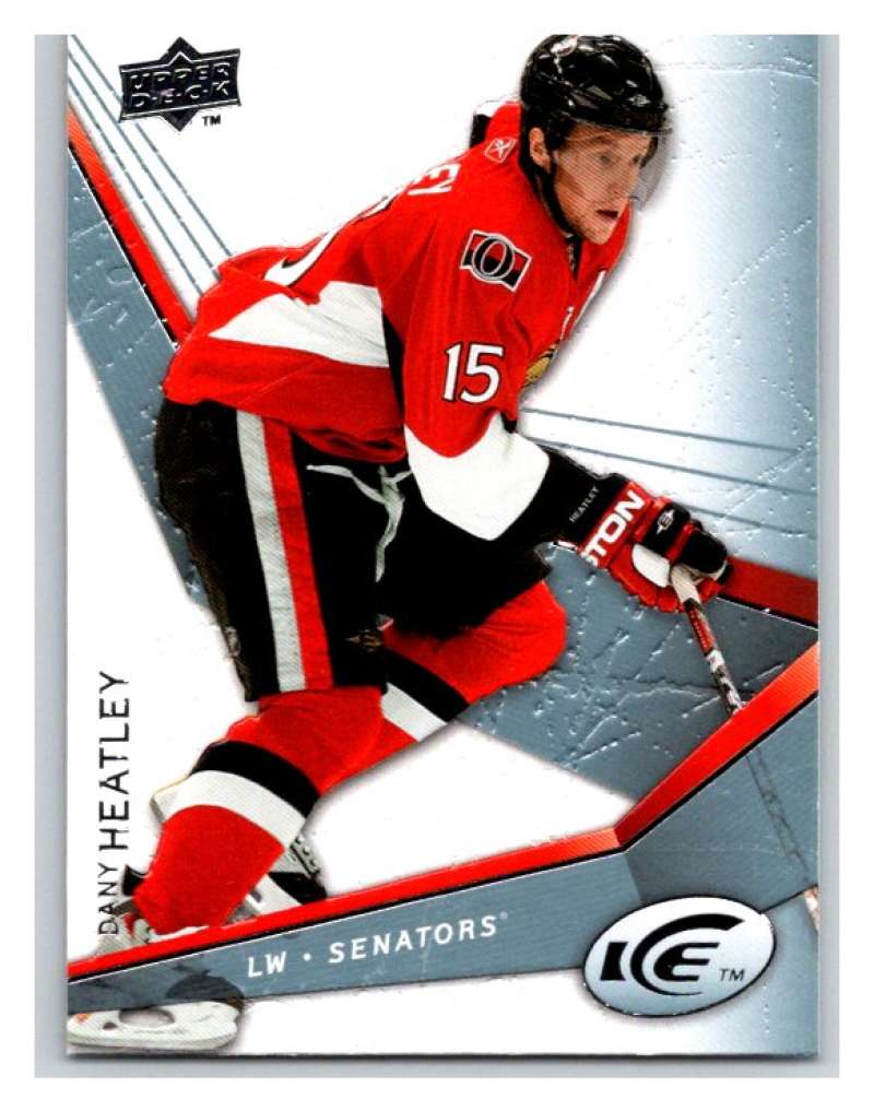 2008-09 Upper Deck Ice #23 Dany Heatley Ottawa Senators V94724 Image 1