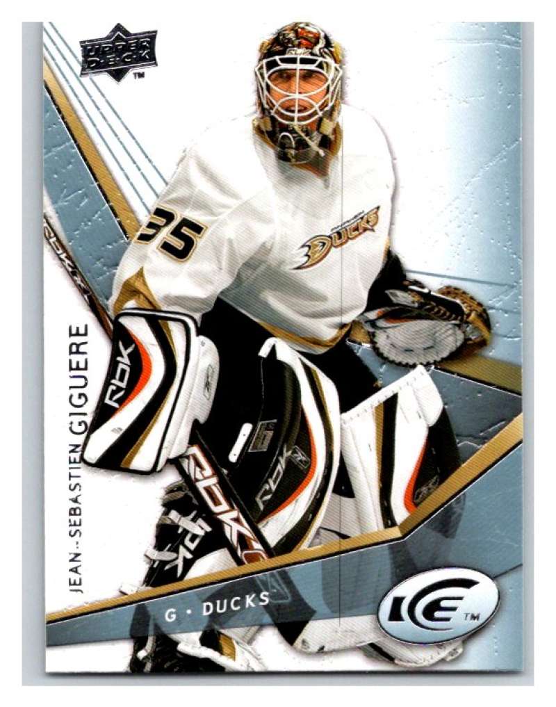 2008-09 Upper Deck Ice #37 Jean-Sebastien Giguere Anaheim Ducks V94733 Image 1