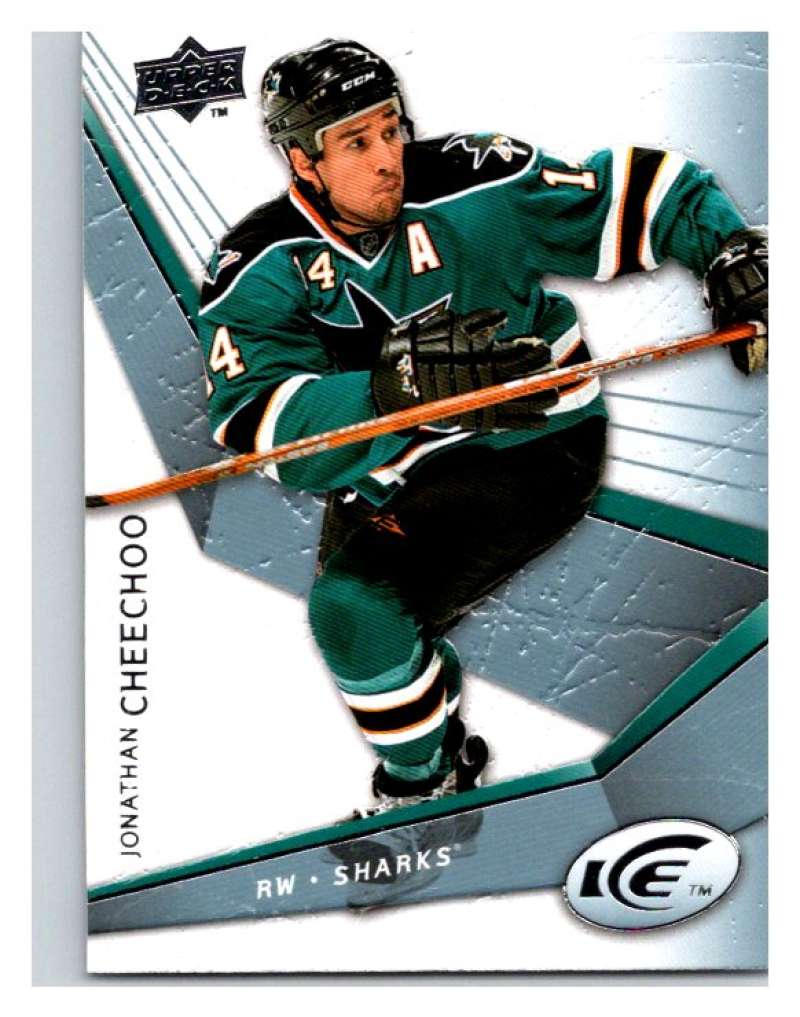 2008-09 Upper Deck Ice #40 Jonathan Cheechoo San Jose Sharks V94735 Image 1
