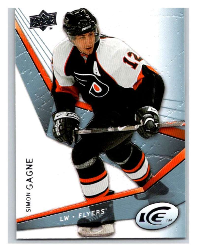 2008-09 Upper Deck Ice #90 Simon Gagne Philadelphia Flyers V94775 Image 1