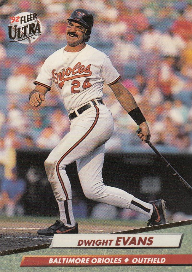 1992 Fleer Ultra Baseball #3 Dwight Evans Baltimore Orioles Image 1