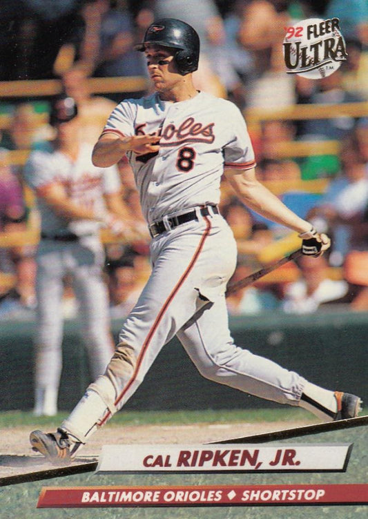 1992 Fleer Ultra Baseball #11 Cal Ripken Jr.  Baltimore Orioles  Image 1