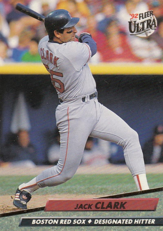1992 Fleer Ultra Baseball #14 Jack Clark  Boston Red Sox  Image 1