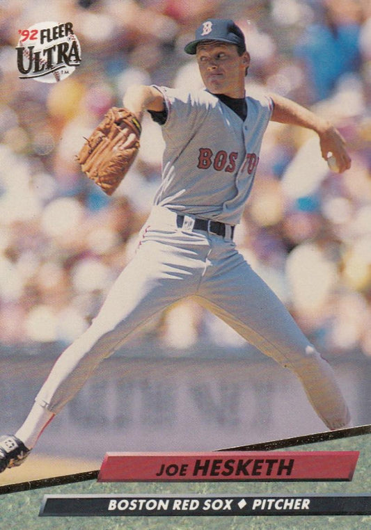 1992 Fleer Ultra Baseball #17 Joe Hesketh  Boston Red Sox  Image 1