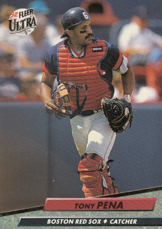 1992 Fleer Ultra Baseball #18 Tony Pena  Boston Red Sox  Image 1