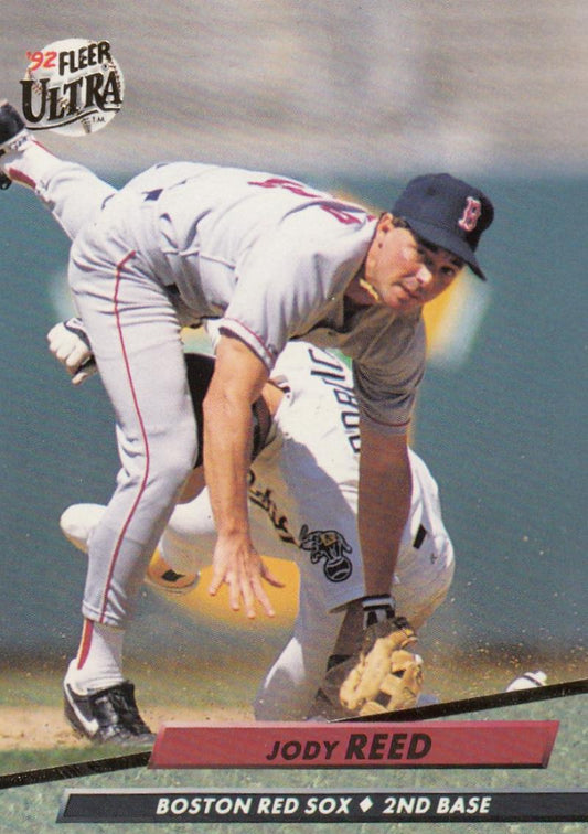 1992 Fleer Ultra Baseball #21 Jody Reed  Boston Red Sox  Image 1