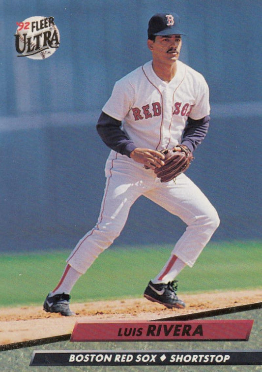 1992 Fleer Ultra Baseball #22 Luis Rivera  Boston Red Sox  Image 1