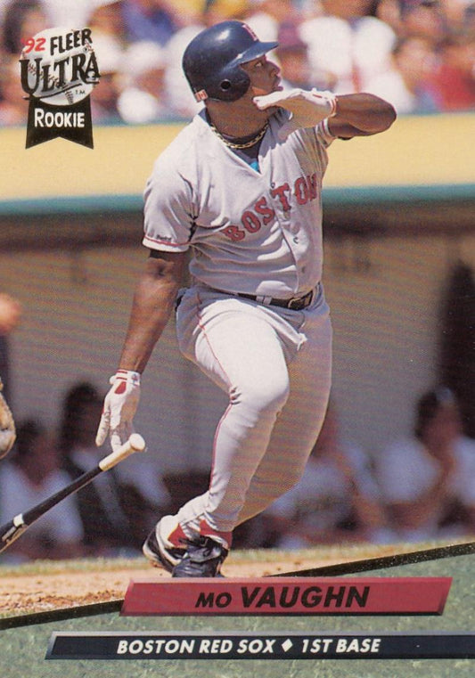 1992 Fleer Ultra Baseball #23 Mo Vaughn  Boston Red Sox  Image 1