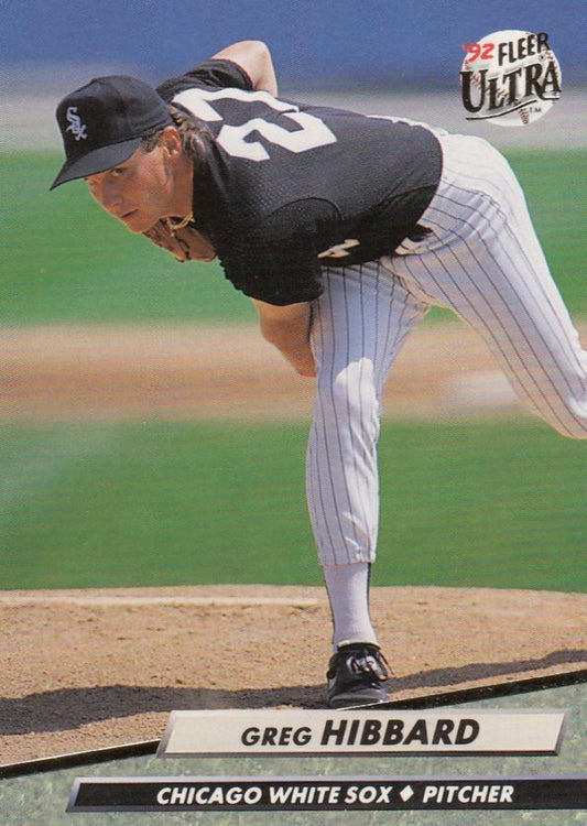 1992 Fleer Ultra Baseball #36 Greg Hibbard  Chicago White Sox  Image 1