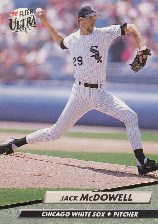 1992 Fleer Ultra Baseball #40 Jack McDowell  Chicago White Sox  Image 1