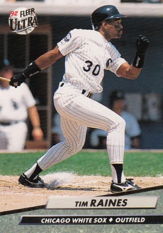 1992 Fleer Ultra Baseball #43 Tim Raines  Chicago White Sox  Image 1