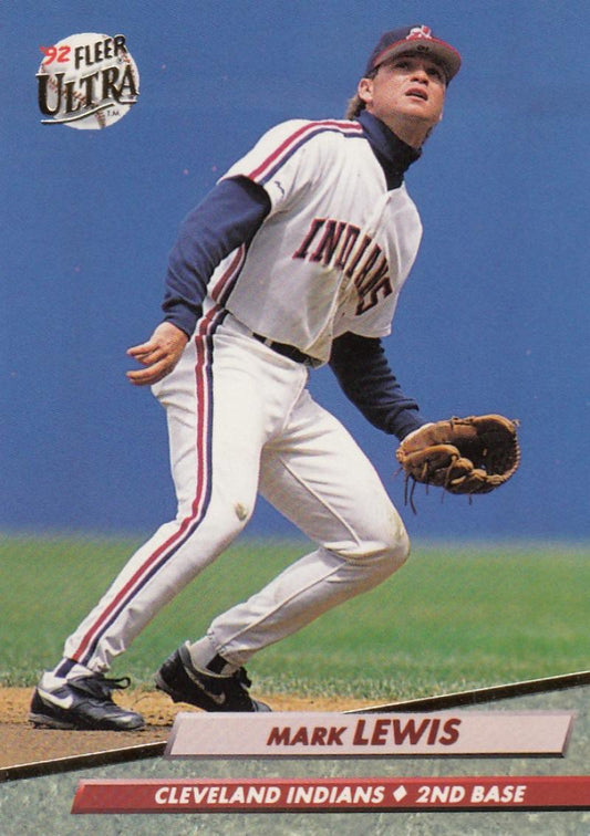 1992 Fleer Ultra Baseball #51 Mark Lewis  Cleveland Indians  Image 1