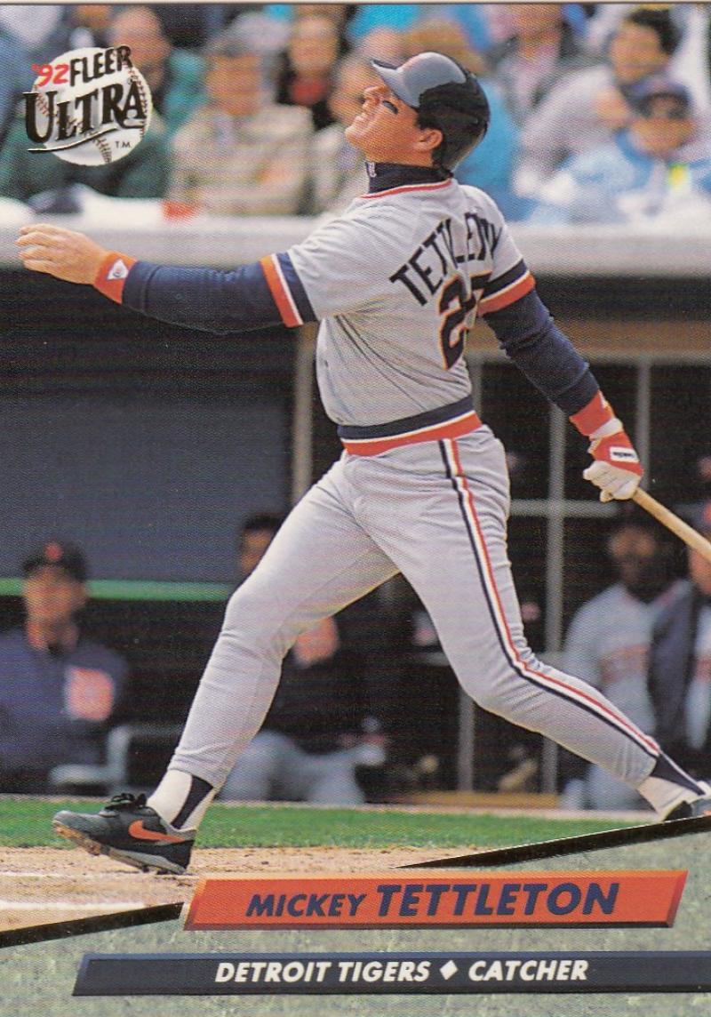 1992 Fleer Ultra Baseball #63 Mickey Tettleton Detroit Tigers Image 1