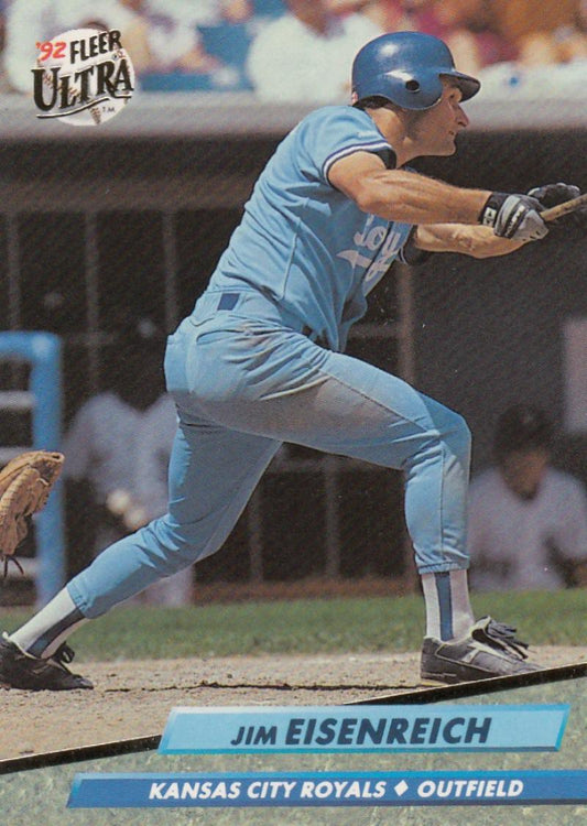 1992 Fleer Ultra Baseball #69 Jim Eisenreich  Kansas City Royals  Image 1