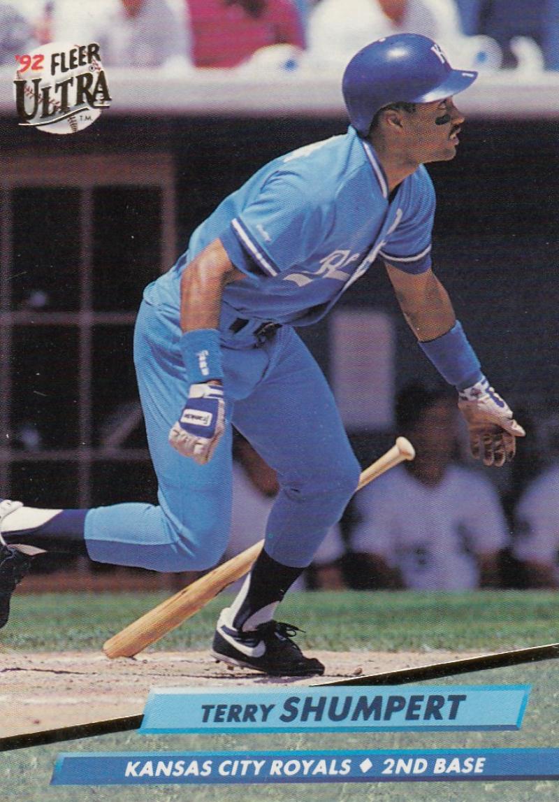 1992 Fleer Ultra Baseball #77 Terry Shumpert Kansas City Royals Image 1