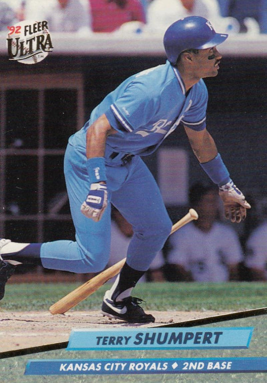 1992 Fleer Ultra Baseball #77 Terry Shumpert  Kansas City Royals  Image 1