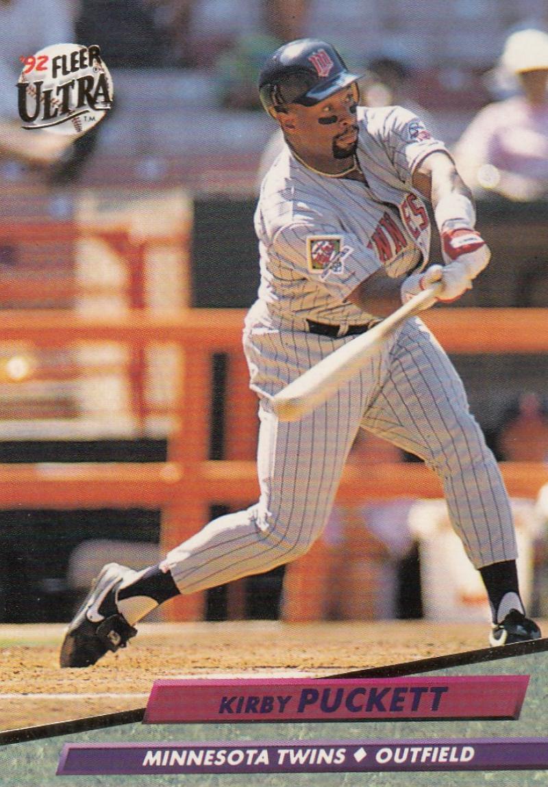 1992 Fleer Ultra Baseball #97 Kirby Puckett Minnesota Twins Image 1