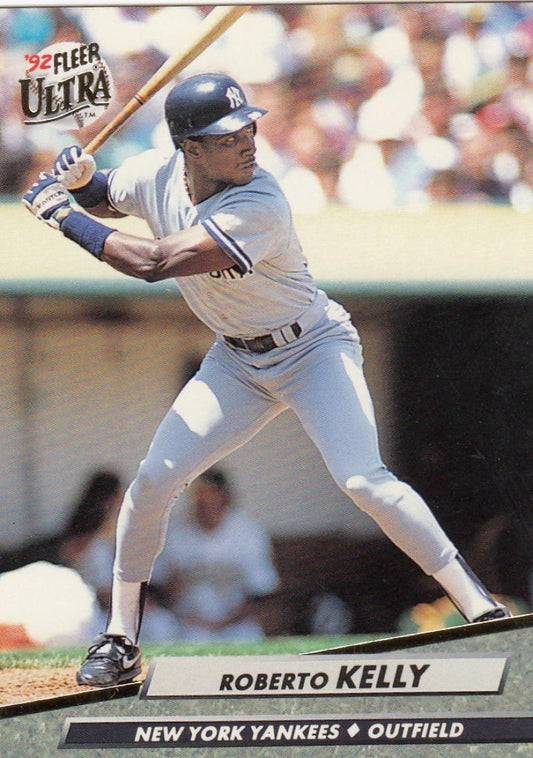 1992 Fleer Ultra Baseball #103 Roberto Kelly  New York Yankees  Image 1
